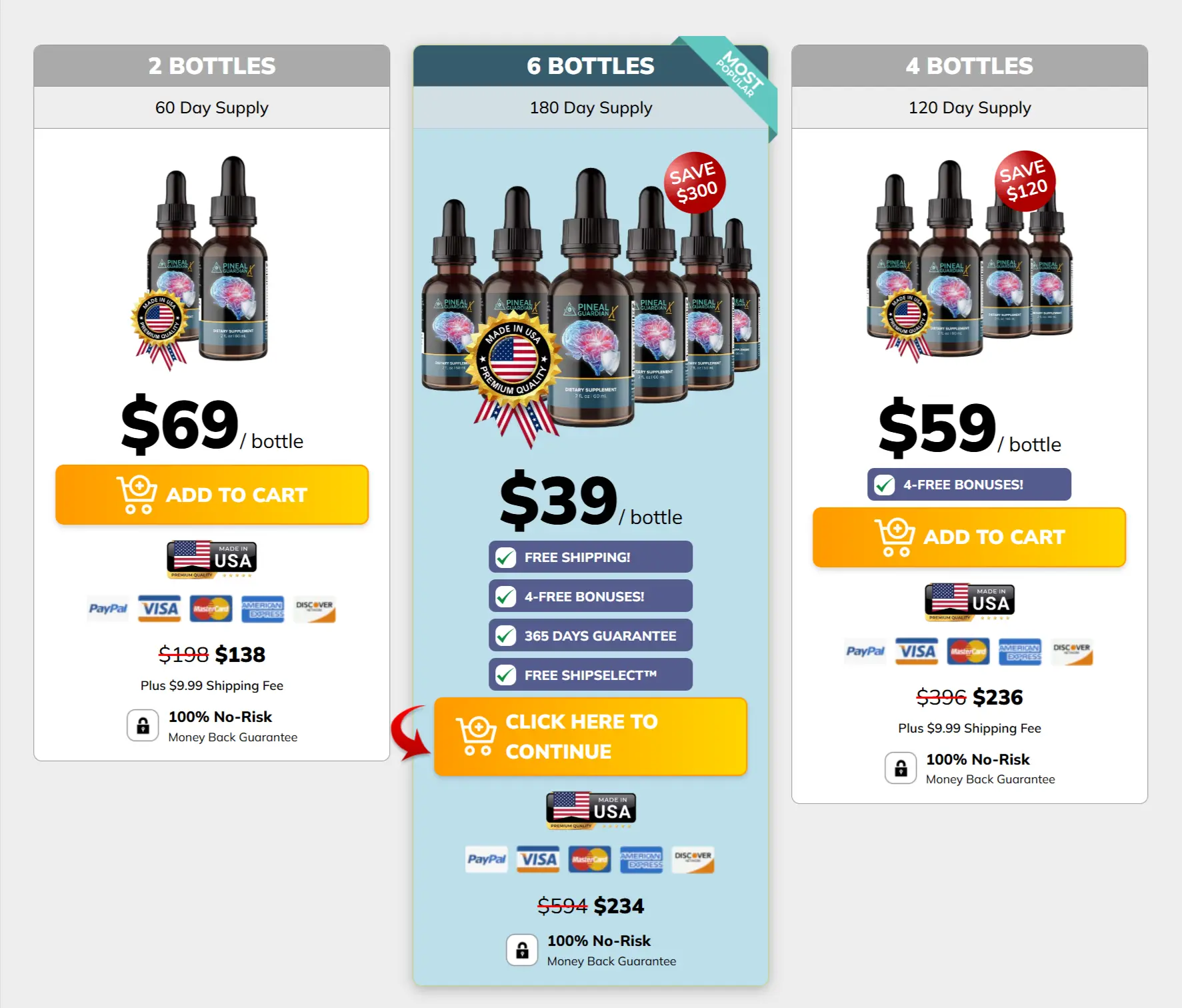 Pineal Guardian X Pricing Options